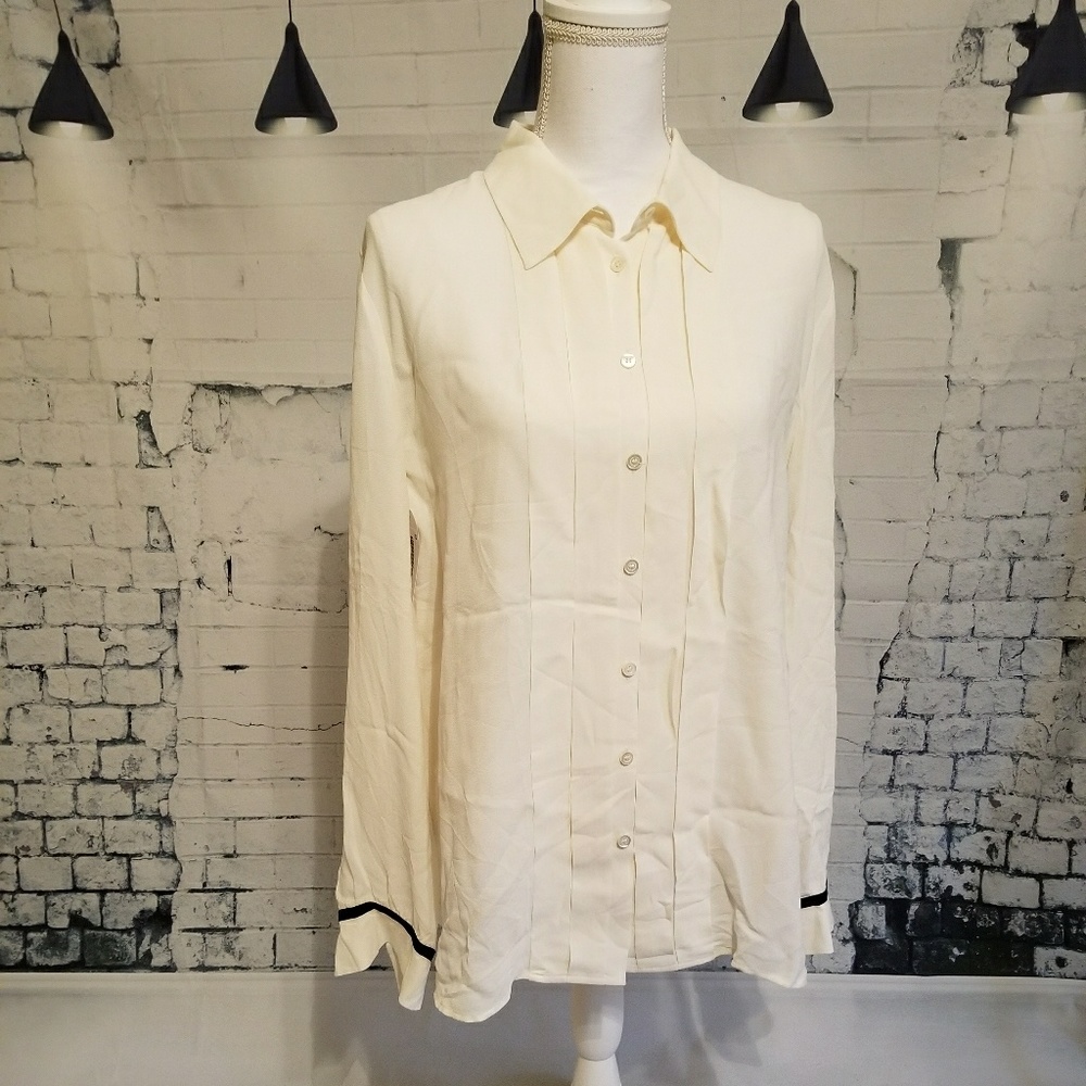 See By Chloe | Cream button down blouse